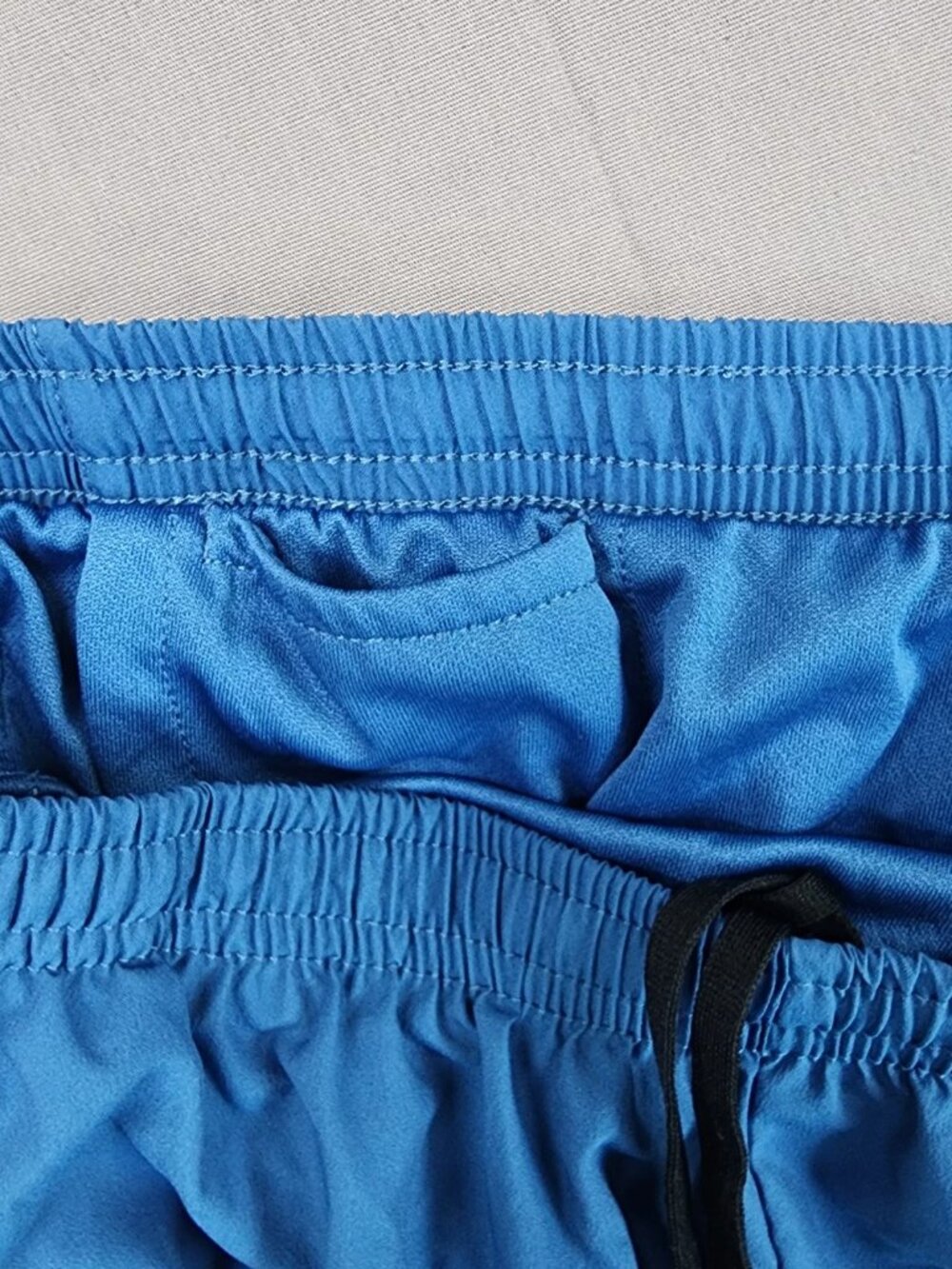 Nike Dri-Fit Athletic Shorts Men's XL Blue Mesh Pockets 9 Inseam Drawstring - Picture 7 of 11